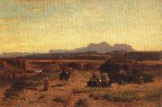 Samuel Colman Desert Encampment France oil painting artist